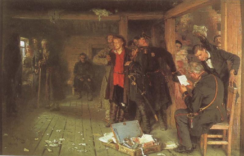 Ilya Repin Arrest china oil painting image